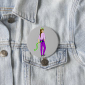 keukenknop ronde button 7,6 cm (In situ)