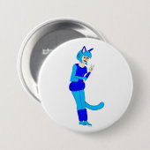 keukenknop ronde button 7,6 cm (Voorkant /achterkant)