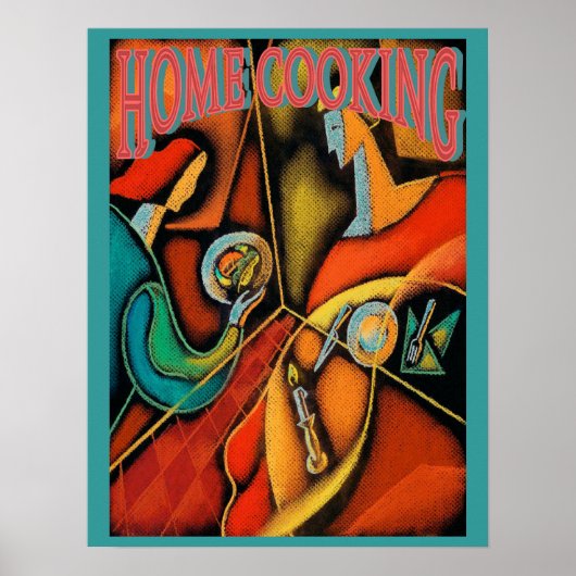 Keukenkoken Abstract Poster (Voorkant)