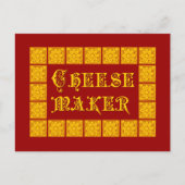 Keukenkunst met kaasmaker Briefkaart (Voorkant)