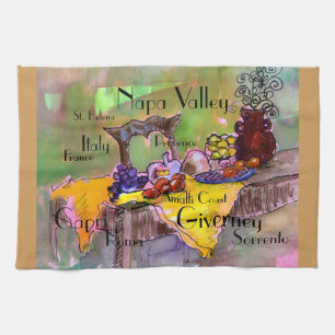 Keukenlinens uit Frankrijk en Italië, Tea Towel Theedoek