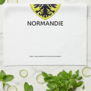 Keukenlinnen - Wapen van L'Aigle - Normandië Theedoek