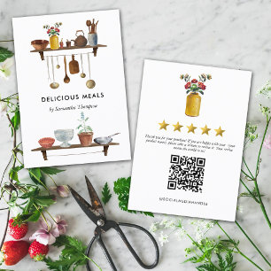 Keukenmaaltijd Review van het Catering van de Kaas Visitekaartje