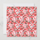 Keukenmaskers en bloeiende camellia op roze kaart (Voorkant)