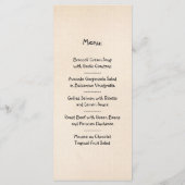 keukenmenu menu (Achterkant)