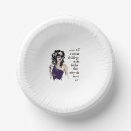 Keukenmessen horen erbij papieren kommen