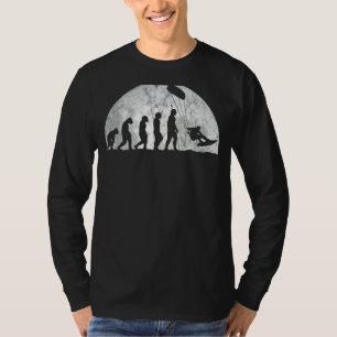 Keukenovolutie van Man waterkiteb T-shirt
