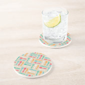 Keukenpatroon 3 zandsteen onderzetter (Zijkant)