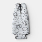 Keukenpatroon 4 flesjeskoeler (Achterkant)