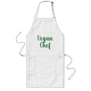 Keukenplatform van Vegan chef voor mannen en vrouw Lang Schort