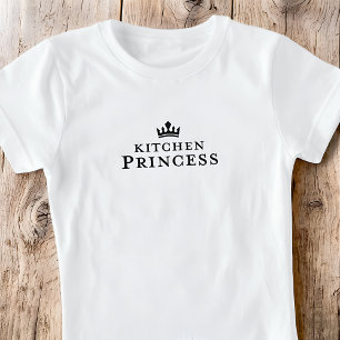 Keukenprinses Pickleball Mooie Kroon Cadeau T-shirt