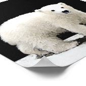 Keukenschilderij van polair Beer - Oorspronkelijke Poster (Hoek)