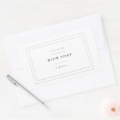 Keukenschotel Zeep Label Stickers (Envelop)