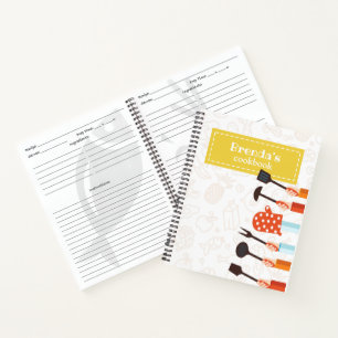 Keukenspullen Geel Recept Spiral Notitieboek