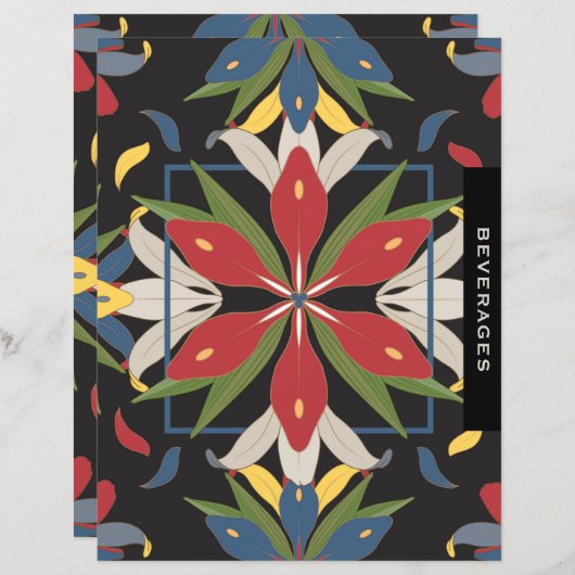 KeukenTegel Recipe Multomap Divider | Dranken (Voorkant / Achterkant)