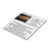 Keukentegel van de Vegatable Casserole Tegeltje (Zijkant)