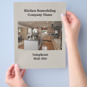 Keukenverwijderaar3 Bedrijfsbrochure Flyer (Hand)