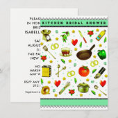 KeukenVrijgezellenfeest Kaart (Voorkant / Achterkant)