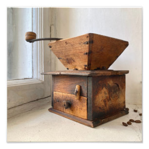  keukenwanddruk voor koffiebrander foto afdruk