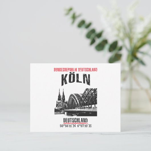 Keulen Briefkaart (Staand voorkant)