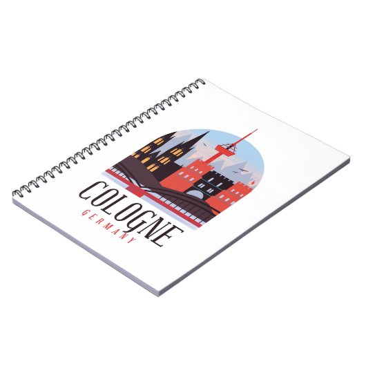 Keulen Duitsland Cityscape Notitieboek (Linkerzijde)