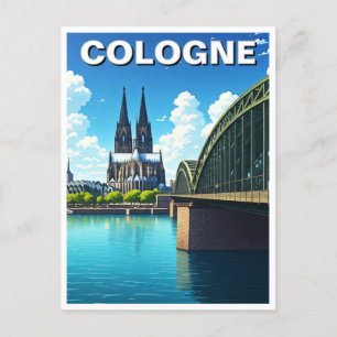 Keulen Duitsland Reizen Briefkaart