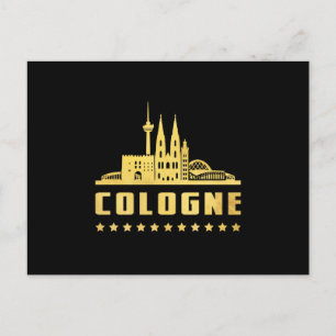 Keulen Duitsland Stad Cityscape Grappig geschenk i Briefkaart