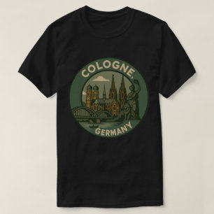 Keulen Duitsland Stad Kunst T-shirt