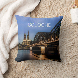 Keulen Stadsbeeld Duitsland Dom Night Souvenir Kussen