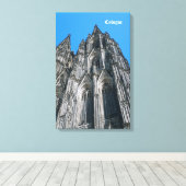 Keulse Dom Canvas Afdruk (Insitu (Houten vloer))