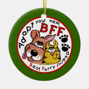 Keur uw volgende BFF goed Keramisch Ornament