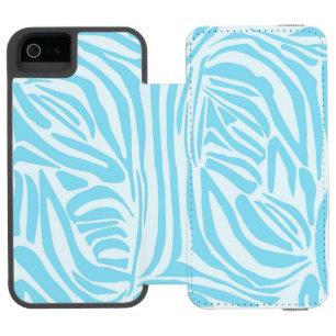 Keurige Blauwe en Witte Zebraprint