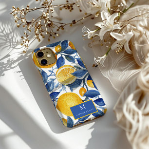 Keurige Blauwe Italiaanse Positano Citroen iPhone 11 Pro Hoesje