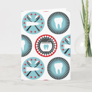 Keurige Tandheelkunde Patroon - Tandarts Tandverzo Kaart