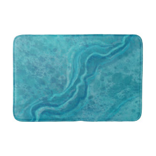 Keurige Turquoise Marmeren Badmat Vloerkleed