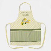 Keuringen en stripes van het liemon Pie Dessert Schort (Voorkant)