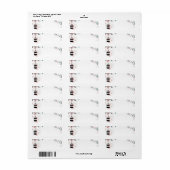 Keurmerk Retro birdcage Etiket (Full Sheet)