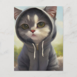 Keuten in een Briefkaart van Hoodie