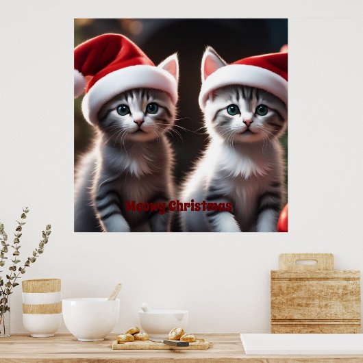 Keuten Kerstmis Poster (Keuken)