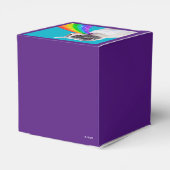 Keuten spuugt regenboog op bedankdoosjes (Achterkant)