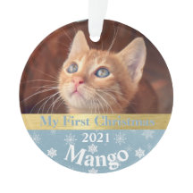 Keuten's eerste kerstfotoornament