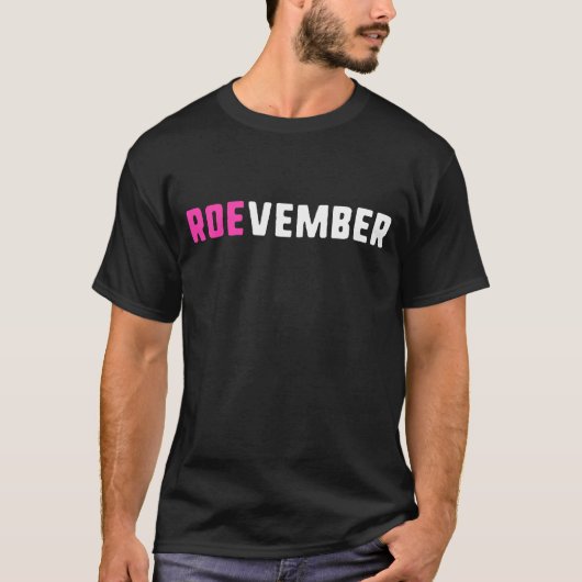 Keuze abortus stemming ROnovember T-shirt (Voorkant)