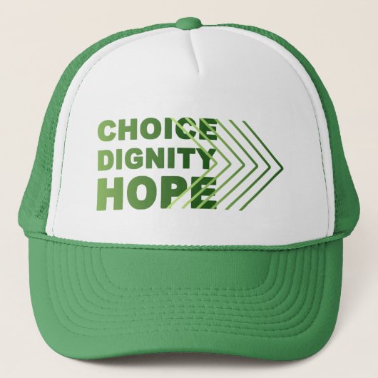 KEUZE DIGNITY HOPE TRUCKER HAT PET (Voorkant)