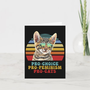 Keuze Pro Feminisme Pro Cats Vrouwenrechten Femini Kaart