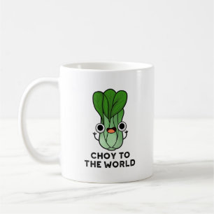 Keuze uit de wereld grappige bok Choy Veggie Pun Koffiemok
