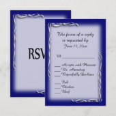 Keuze uit het menu Blauwe accessoires RSVP (Voorkant / Achterkant)