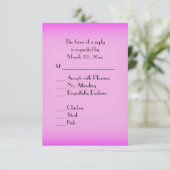 Keuze uit het menu Roze gloed (Staand voorkant)