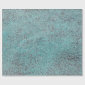 Keuze uit Turquoise Copper Patina-structuur Cadeaupapier (Vlak)