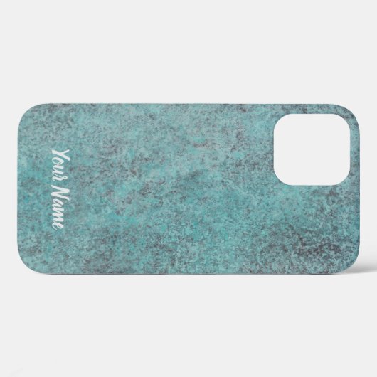 Keuze uit Turquoise Copper Patina-structuur Case-Mate iPhone Case (Achterkant (horizontaal))