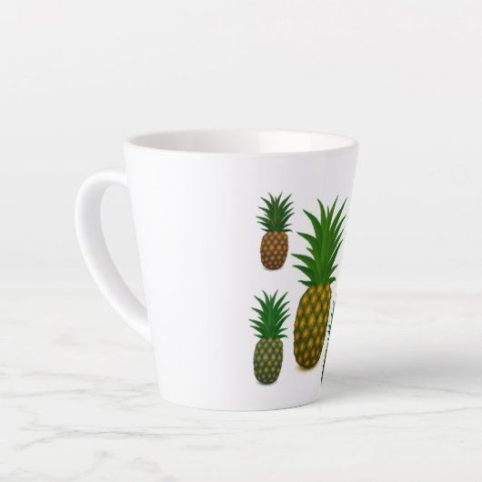 Keuze van anananas Latte Mok (Linkerhoek)